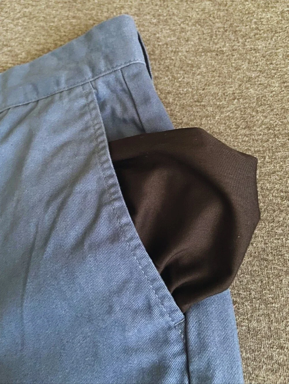 Men’s Chino Shorts - Deep Blue Color